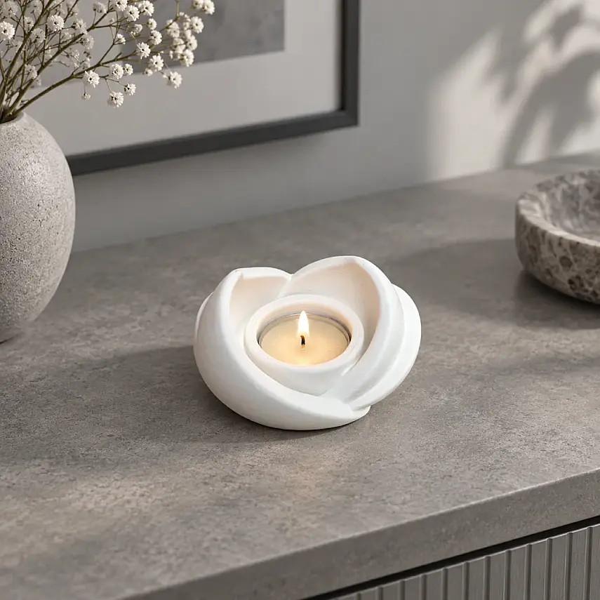 Kanat Formlu Mumluk Modern Dekoratif 10 CM - 1