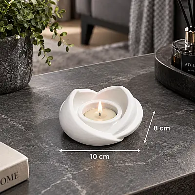 Kanat Formlu Mumluk Modern Dekoratif 10 CM - 2