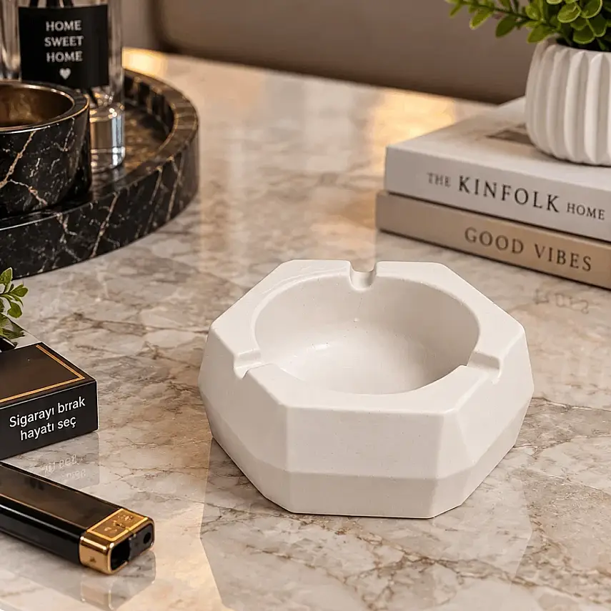 Modern Dekoratif Geometrik Küllük 8CM - 1