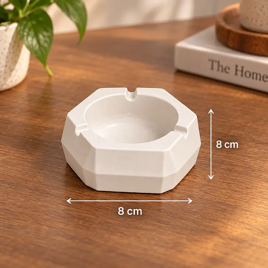 Modern Dekoratif Geometrik Küllük 8CM - 2