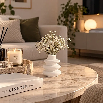 Modern Dekoratif Katmanlı Tasarımlı Vazo - 2