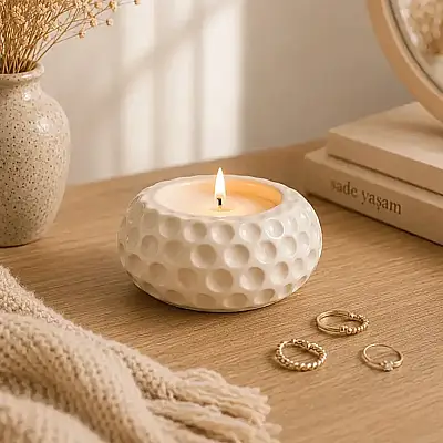 Modern Dekoratif Mumluk ve Tealight Mumluk - 2