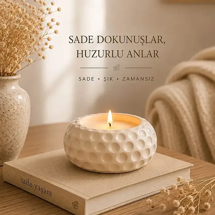 Modern Dekoratif Mumluk ve Tealight Mumluk - 1