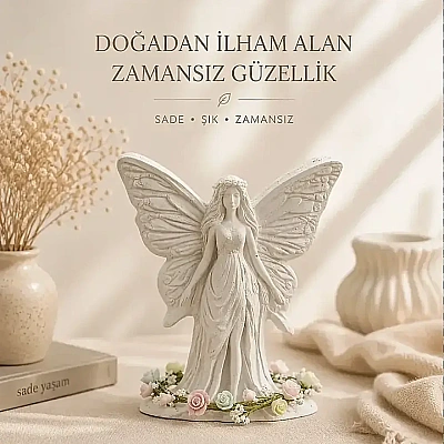 Modern Dekoratif Peri Figürlü Biblo
